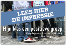 Middagsymposium 'Mijn klas een positieve groep!'